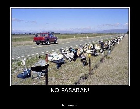 NO PASARAN!