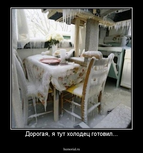 Дорогая, я тут холодец готовил...