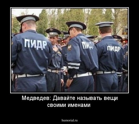 Медведев: Давайте называть вещи своими именами