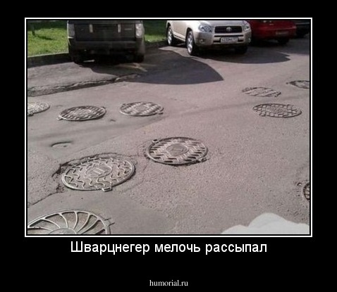 Шварцнегер мелочь рассыпал