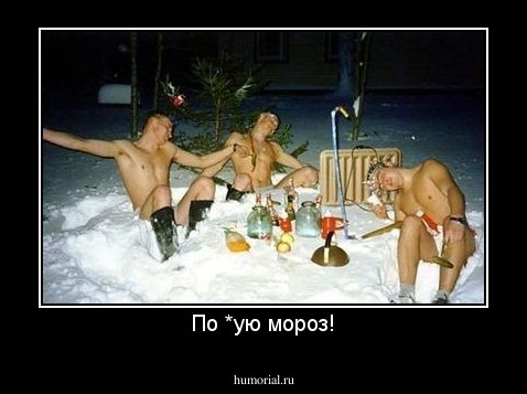 По *ую мороз!