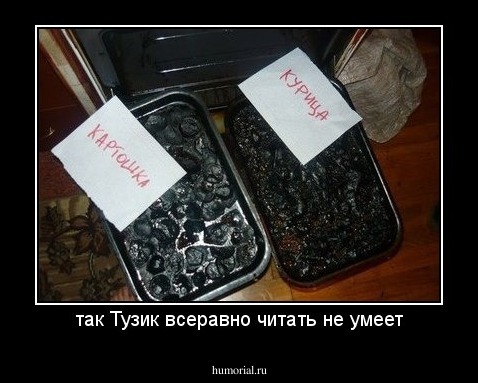 так Тузик всеравно читать не умеет