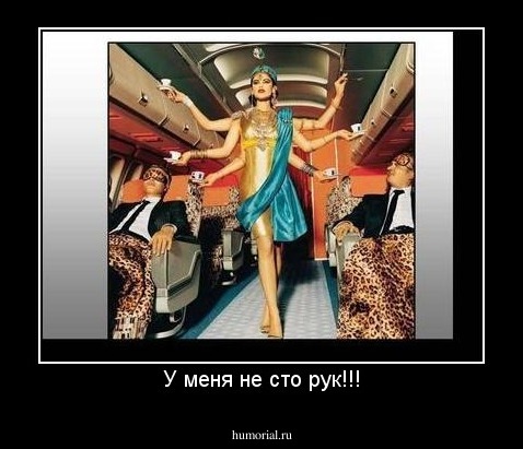 У меня не сто рук!!!
