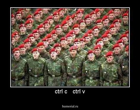 ctrl c   ctrl v