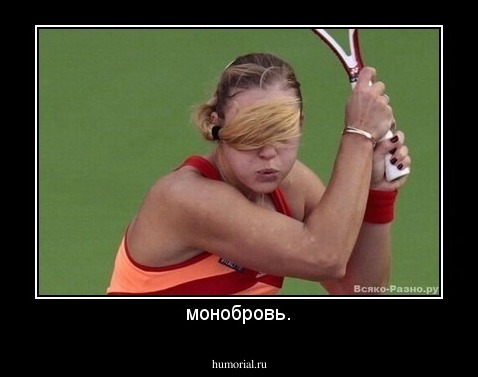 монобровь.