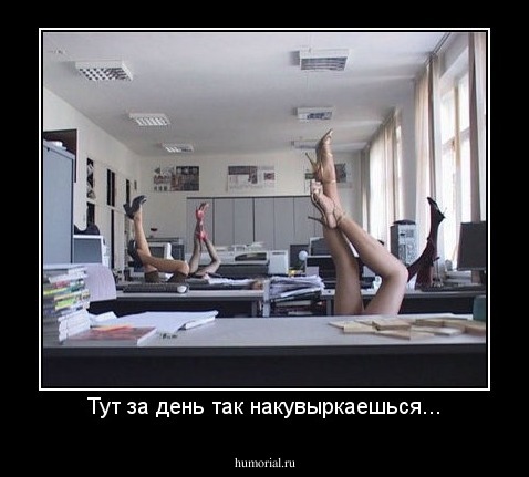 Тут за день так накувыркаешься...