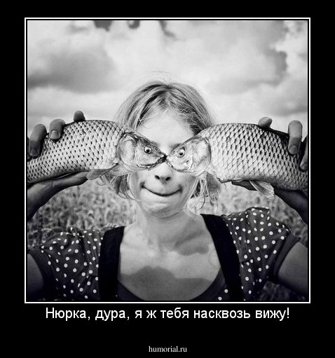 Нюрка, дура, я ж тебя насквозь вижу!