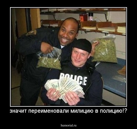 значит переименовали милицию в полицию!?
