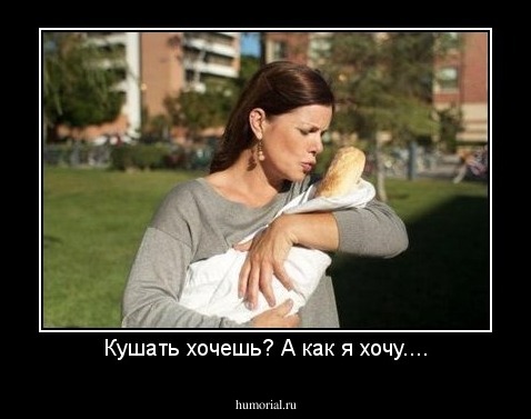Кушать хочешь? А как я хочу....