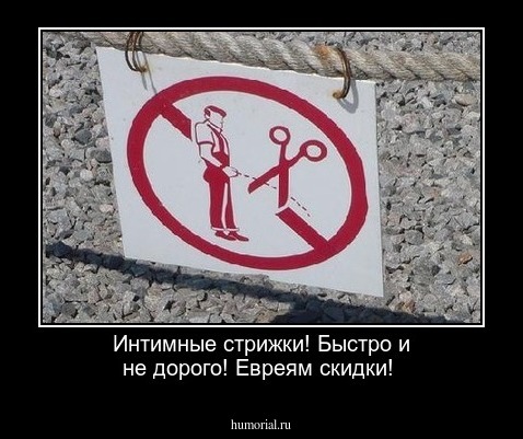 Интимные стрижки! Быстро и не дорого! Евреям скидки!