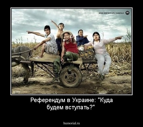 Референдум в Украине: "Куда будем вступать?"