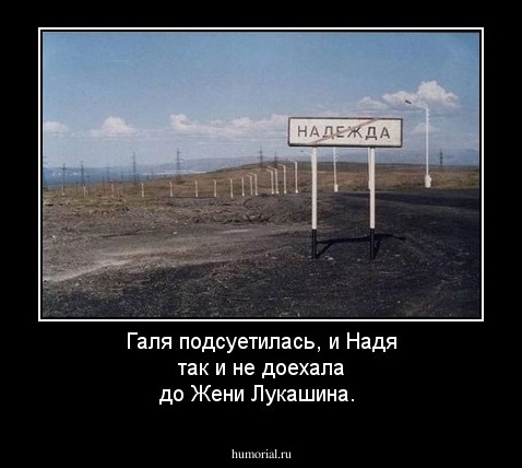 Галя подсуетилась, и Надя так и не доехала до Жени Лукашина.