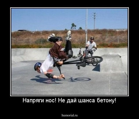 Напряги нос! Не дай шанса бетону!