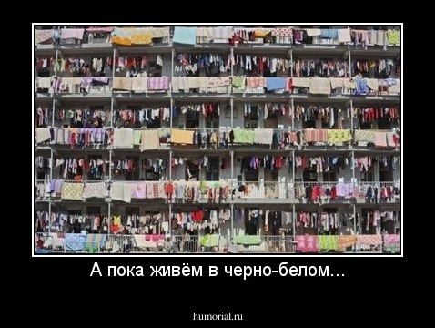 А пока живём в черно-белом...