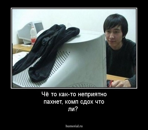 Чё то как-то неприятно пахнет, комп сдох что ли?