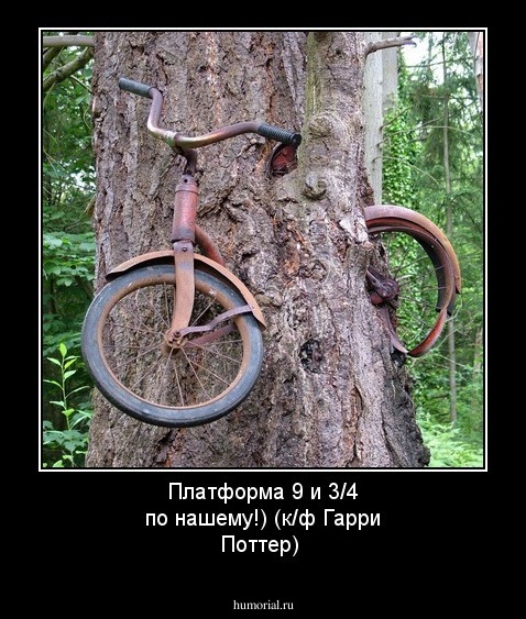 Платформа 9 и 3/4 по нашему!)

(к/ф Гарри Поттер)
