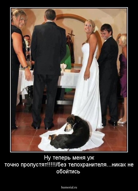 Ну теперь меня уж точно пропустят!!!!!/без телохранителя...никак не обойтись