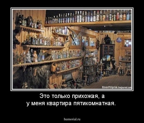 Это только прихожая, а у меня квартира пятикомнатная.