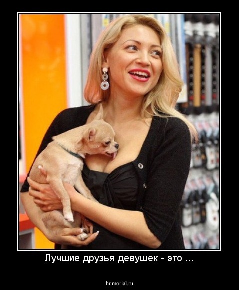 Лучшие друзья девушек - это ...