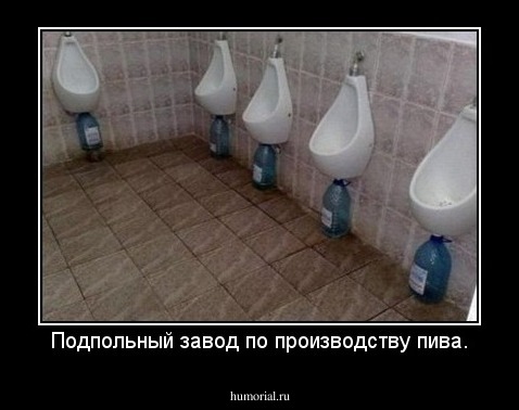 Подпольный завод по производству пива.