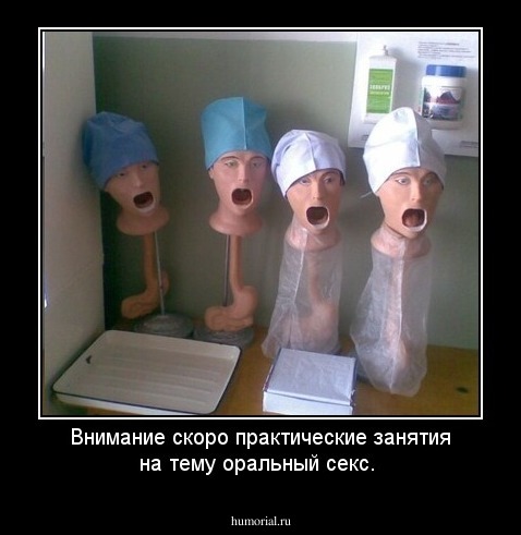Внимание скоро практические занятия на тему оральный секс.