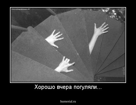 Хорошо вчера погуляли...
