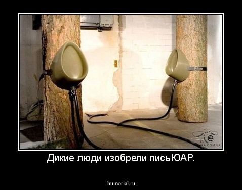 Дикие люди изобрели письЮАР.