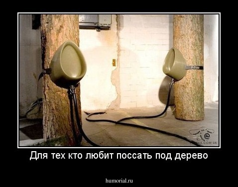 Для тех кто любит поссать под дерево
