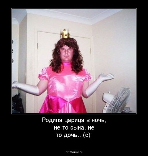 Родила царица в ночь, не то сына, не то дочь...(с)