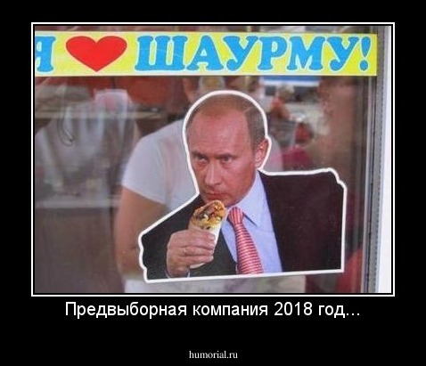 Предвыборная компания 2018 год...
