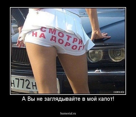 А Вы не заглядывайте в мой капот!