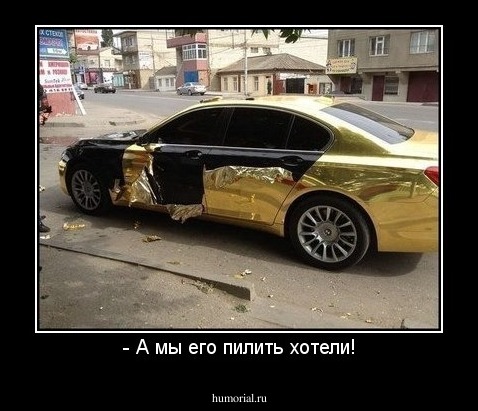 - А мы его пилить хотели!
