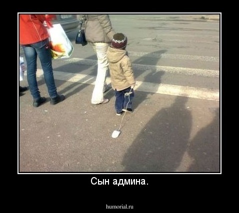 Сын админа.