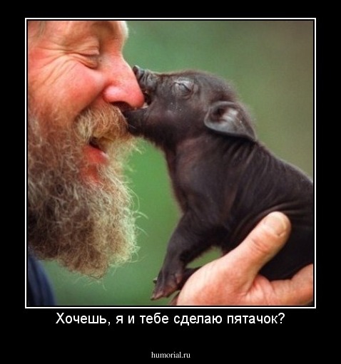 Хочешь, я и тебе сделаю пятачок?