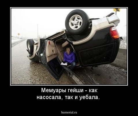 Мемуары гейши - как насосала, так и уебала.