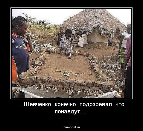 ...Шевченко, конечно, подозревал, что понаедут....