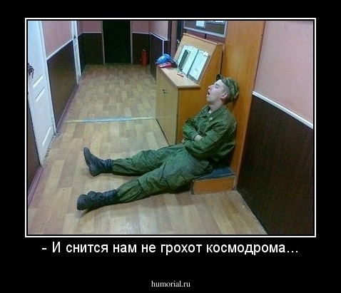 - И снится нам не грохот космодрома...