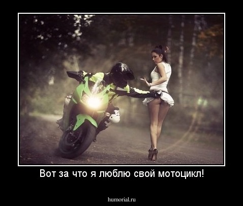 Вот за что я люблю свой мотоцикл!