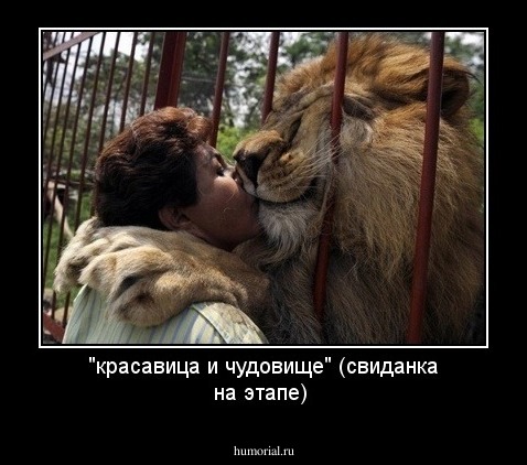 "красавица и чудовище" (свиданка на этапе)
