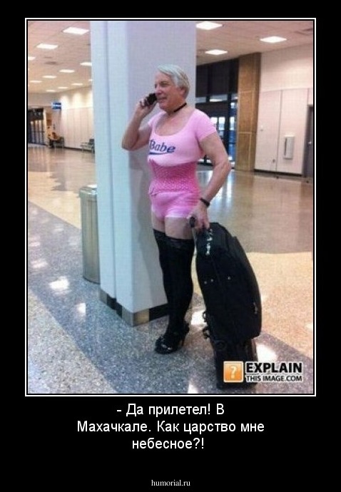 - Да прилетел! В Махачкале. Как царство мне небесное?!
