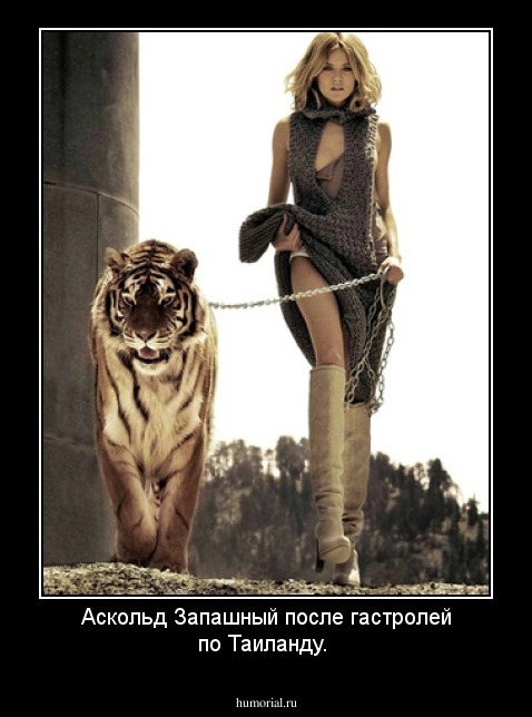 Аскольд Запашный после гастролей по Таиланду.