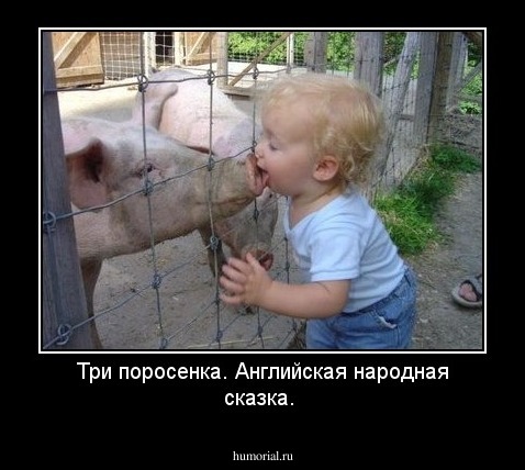 Три поросенка. Английская народная сказка.