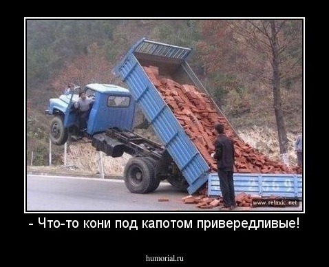 - Что-то кони под капотом привередливые!