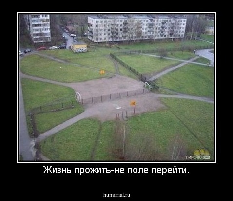 Жизнь прожить-не поле перейти.