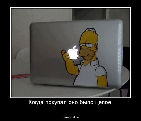 Когда покупал оно было целое.