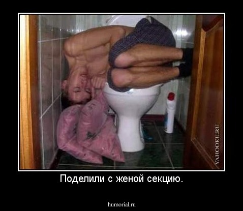 Поделили с женой секцию.