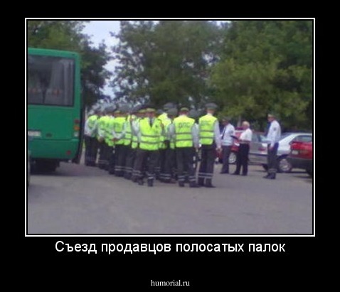 Съезд продавцов полосатых палок