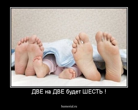 ДВЕ на ДВЕ будет ШЕСТЬ !