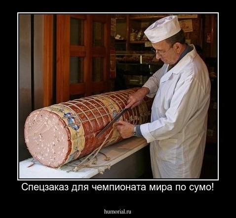 Спецзаказ для чемпионата мира по сумо!