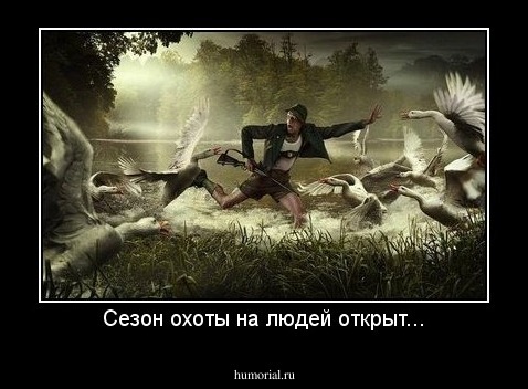 Сезон охоты на людей открыт...